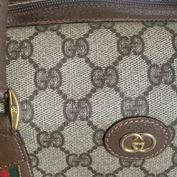 Gucci GG Supreme Web Boston Bag Pvc 2Way..Authentic!! - Picture 6 of 10